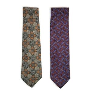 Robert Talbott Set of 2 Men's Silk Neck Ties
